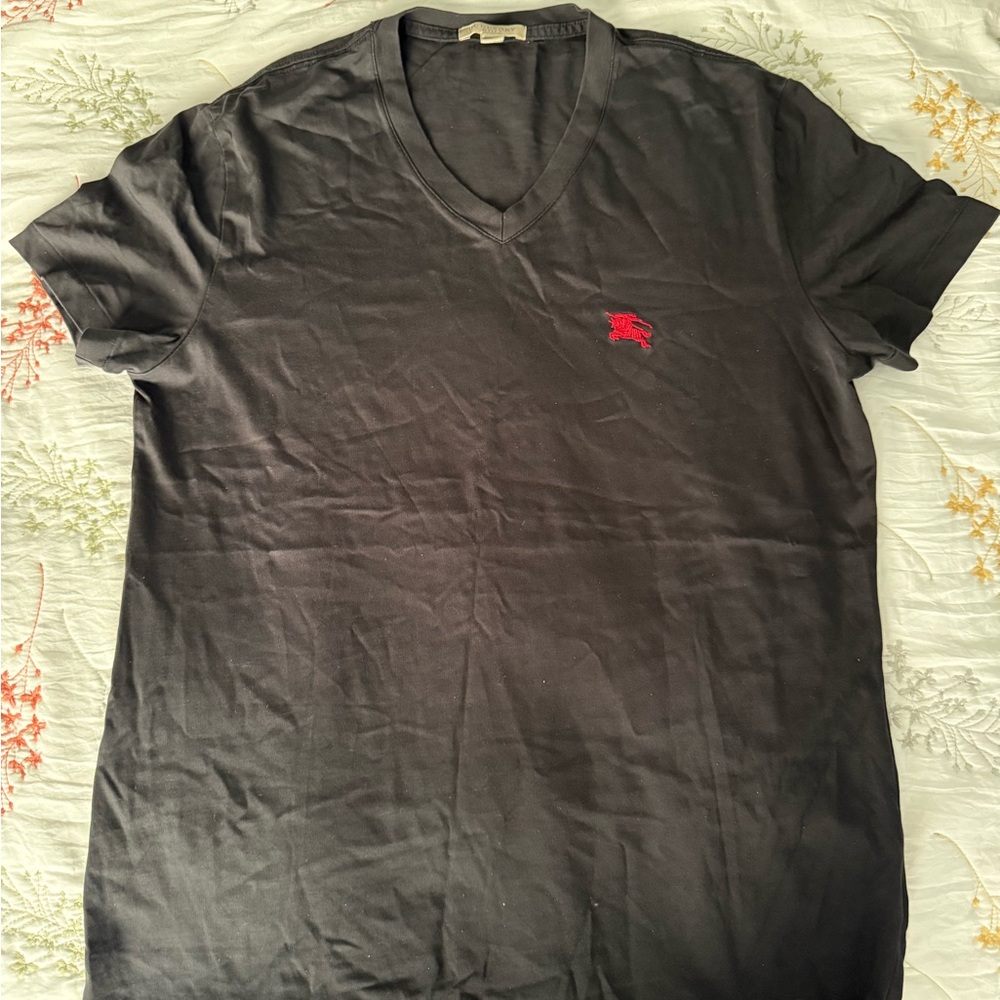 Burberry Black Short Sleeve Tee